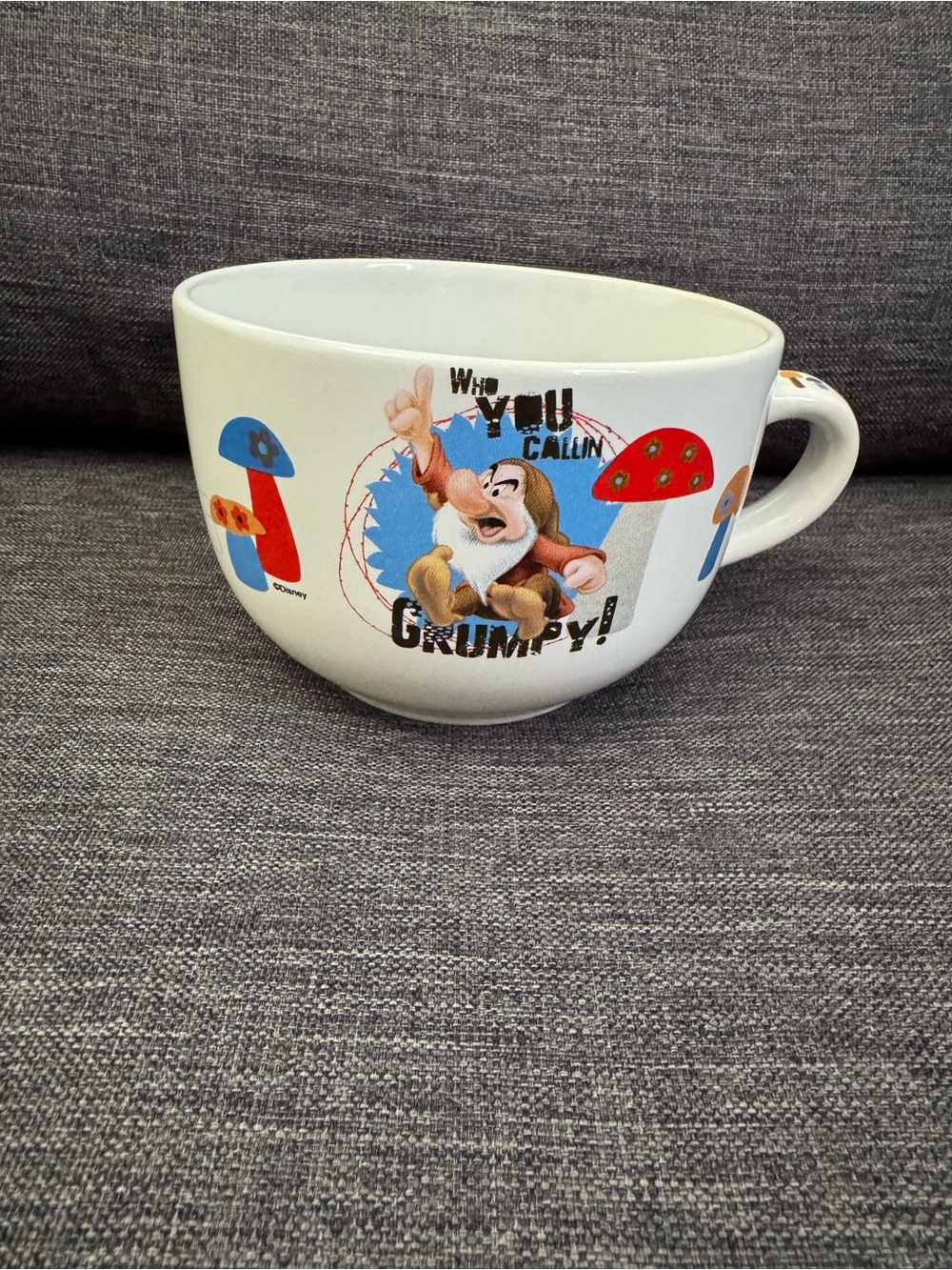 Disney Who You Callin' Grumpy! Mushroom Soup Mug